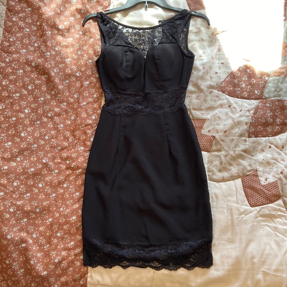 B Darlin black dress
